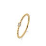 BAGUE OR JAUNE SOLITAIRE ASTORG 1895