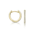 BOUCLES D’OREILLES CREOLES ONE MORE ISCHIA OR JAUNE ET DIAMANTS