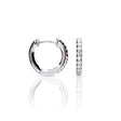 BOUCLES D’OREILLES ONE MORE ISCHIA OR BLANC ET DIAMANTS