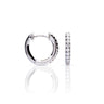 BOUCLES D’OREILLES ONE MORE ISCHIA OR BLANC ET DIAMANTS