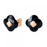 MORGANNE BELLO BOUCLES D'OREILLE VICTORIA OR ROSE ONYX
