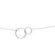 COLLIER ARGENT DOUBLE ANNEAU MAHE & JEANNE
