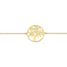 BRACELET OR JAUNE 375 ARBRE DE VIE