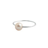 BAGUE CLAVERIN SIMPLY PEARLY OR BLANC PERLE BLANCHE