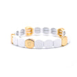 BRACELET SIMONE A BORDEAUX COLORFUL BLANC
