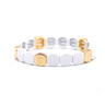BRACELET SIMONE A BORDEAUX COLORFUL BLANC