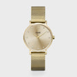 MONTRE CLUSE MINUIT MESH CRYSTALS, FULL GOLD COLOUR