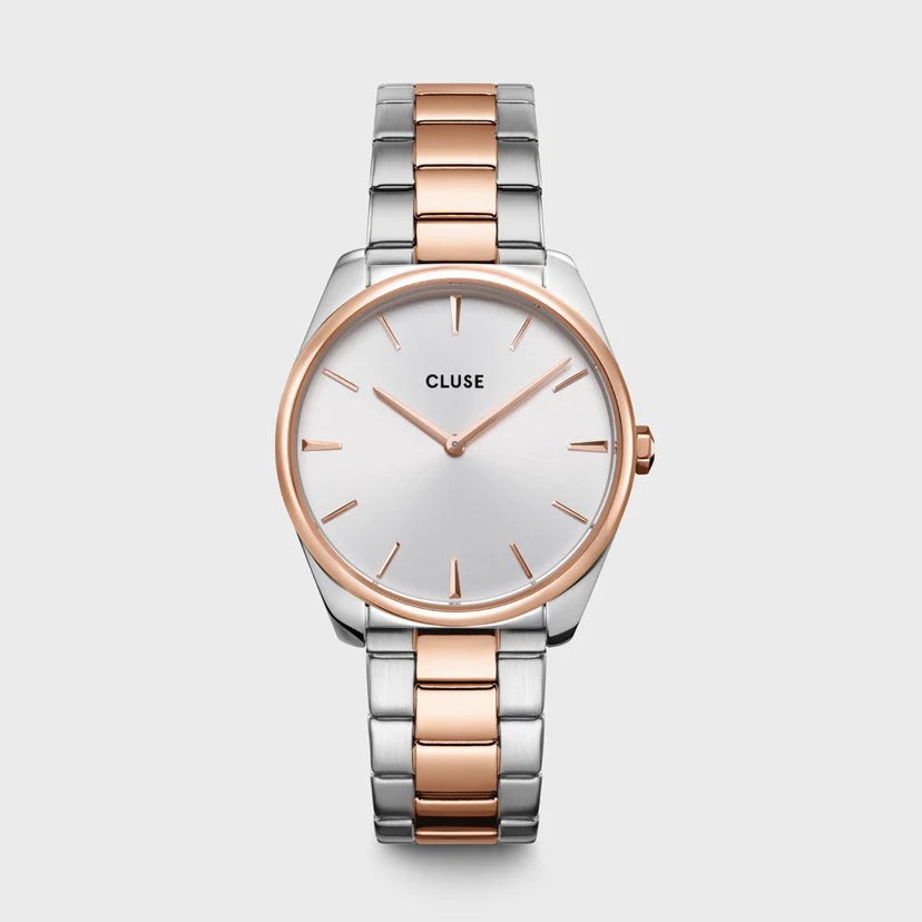 FÉROCE STEEL WHITE, ROSE GOLD/SILVER COLOUR  CW11104