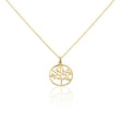 COLLIER ARBRE DE VIE PLAQUE OR