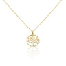 COLLIER ARBRE DE VIE PLAQUE OR