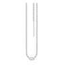 CHAÎNE THOMAS SABO ARGENT PIERRES BLANCHES