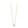COLLIER CLAVERIN SIMPLY PEARLY PERLE BLANCHE OR JAUNE