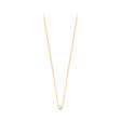 COLLIER CLAVERIN SIMPLY MINI PERLE BLANCHE OR JAUNE