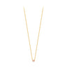 COLLIER CLAVERIN SIMPLY MINI PERLE ROSE OR JAUNE