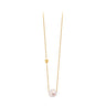 COLLIER CLAVERIN DIAMOND STAR OR JAUNE PERLES BLANCHES