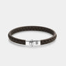 BRACELET REBEL & ROSE SIMPLE BRAIN MARRON