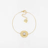 BRACELET ZAG ACIER DORE PINTO
