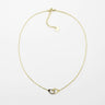 COLLIER ZAG CUFF ACIER DORÉ