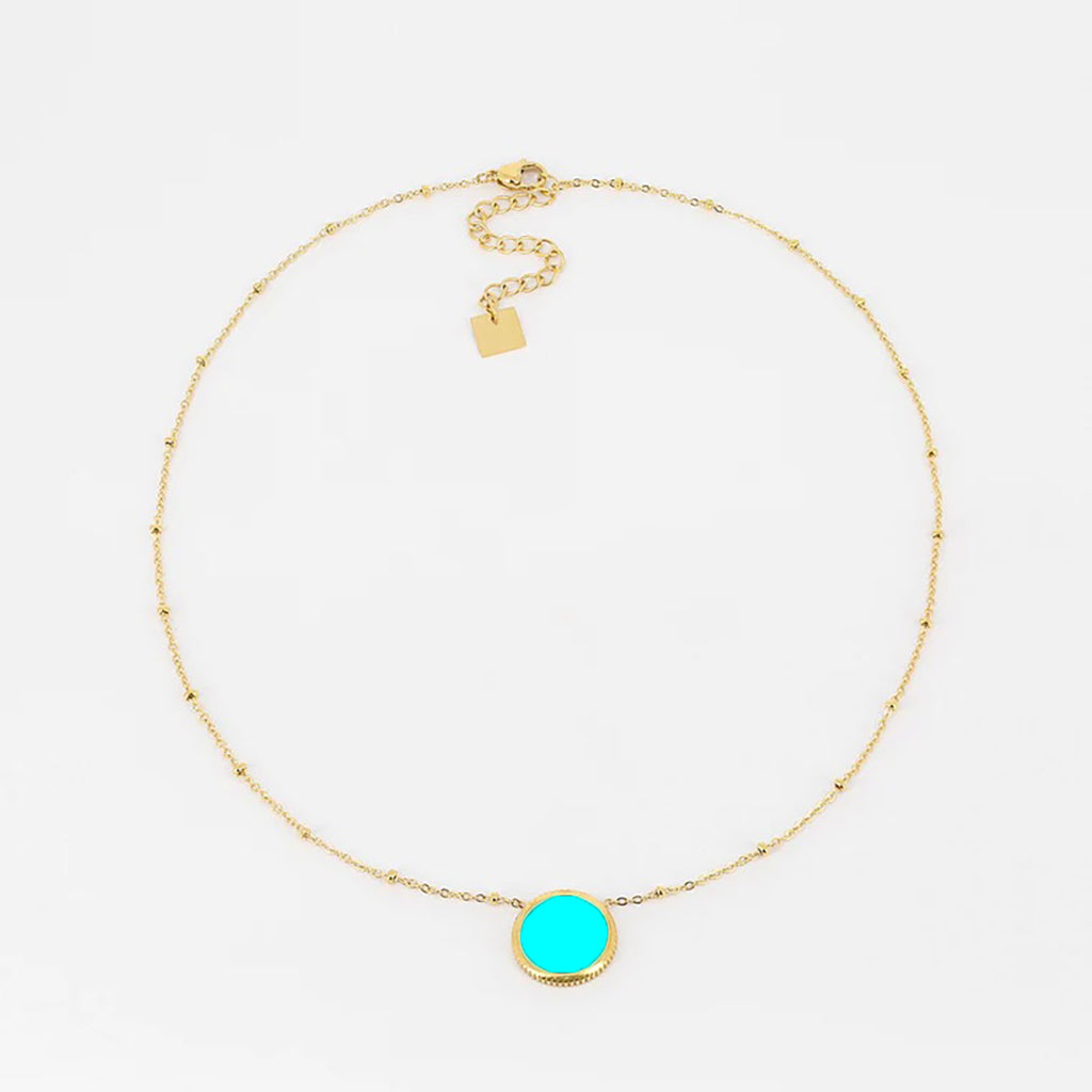 Collier Pearly Turquoise