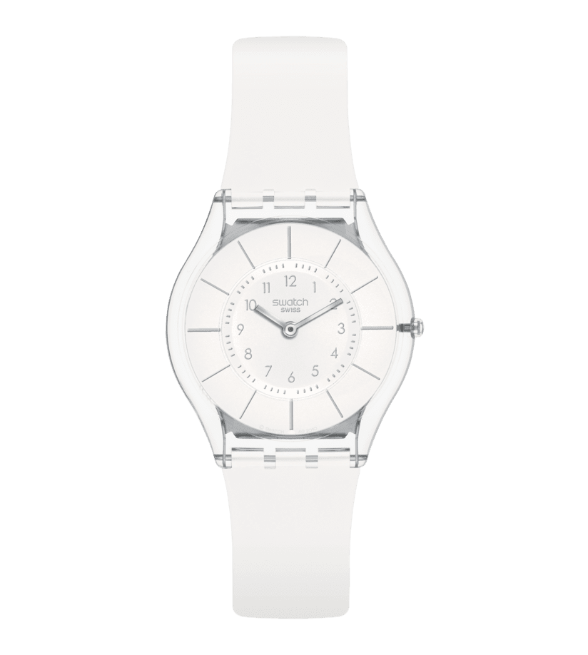 MONTRE SWATCH WHITE CLASSINESS AGAIN