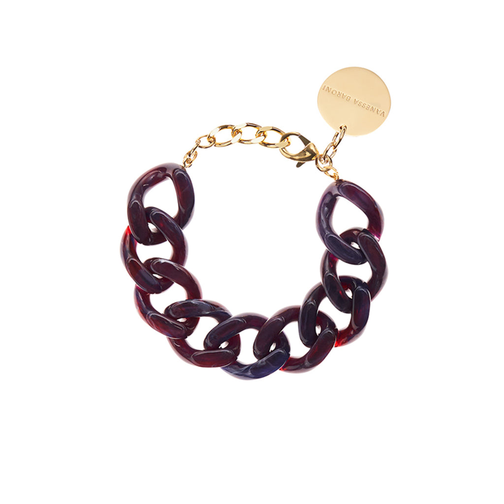 BRACELET AUBERGINE MARBRE VANESSA BARONI
