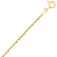 CHAINE FORCAT OR JAUNE 45CM