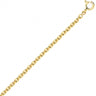 CHAINE FORCAT RONDE OR JAUNE 40CM