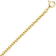 CHAINE FORCAT RONDE OR JAUNE 45CM