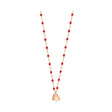 COLLIER GIGI CLOZEAU MINI LUCKY COEUR OR ROSE