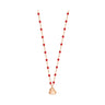 COLLIER GIGI CLOZEAU MINI LUCKY COEUR OR ROSE