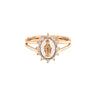 GIGI CLOZEAU BAGUE DIAMANT PETITE MADONE SUPRÊME RÉSINE DIAMANTS