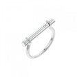 BAGUE CALVIN KLEIN SCULPTURAL ELONGATED LINEAR