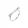 BAGUE CALVIN KLEIN SCULPTURAL ELONGATED LINEAR