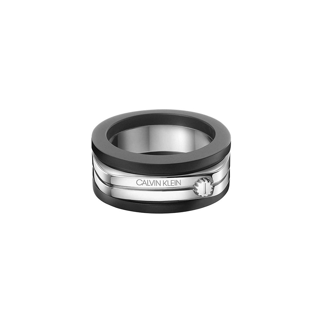 bague noire calvin klein bague noire calvin klein