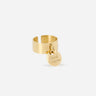 BAGUE ZAG KARMEN ACIER DORE