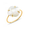 BAGUE VICTORIA NACRE BLANCHE OR JAUNE