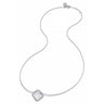 COLLIER VICTORIA NACRE BLANCHE & DIAMANTS OR BLANC