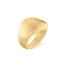 BAGUE CALVIN KLEIN ACIER DORE