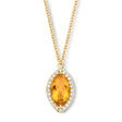COLLIER ONE MORE ETNA OR JAUNE CITRINE ET DIAMANTS