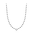 COLLIER MINI GIGI CLOZEAU OR BLANC RESINE NOIRE 1 DIAMANT