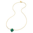 COLLIER VICTORIA AGATE VERTE OR JAUNE