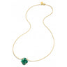 COLLIER VICTORIA AGATE VERTE OR JAUNE