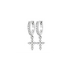 CREOLES CROIX ARGENT