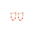 BOUCLE D’OREILLE GIGI CLOZEAU OR ROSE CLASSIQUE