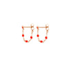 BOUCLE D’OREILLE GIGI CLOZEAU OR ROSE CLASSIQUE