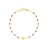 BRACELET GIGI CLOZEAU OR JAUNE CROIX