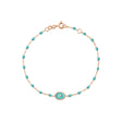 BRACELET GIGI CLOZEAU ETOILE DU NORD OR ROSE RÉSINE ET DIAMANT