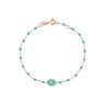 BRACELET GIGI CLOZEAU ETOILE DU NORD OR ROSE RÉSINE ET DIAMANT