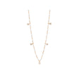 COLLIER GIGI CLOZEAU SUPRÊME OR ROSE 5 DIAMANTS