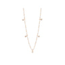 COLLIER GIGI CLOZEAU SUPRÊME OR ROSE 5 DIAMANTS